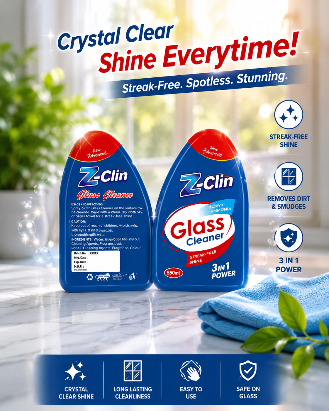 Z-Clin Glass Cleaner