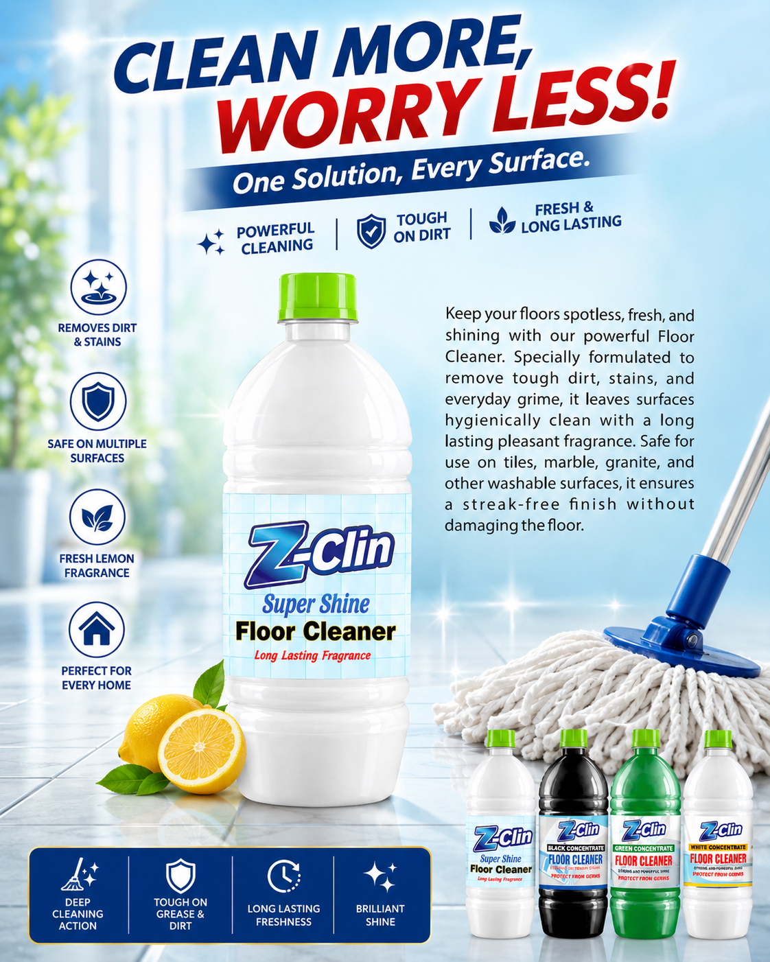 Z-Clin Floor Cleaner