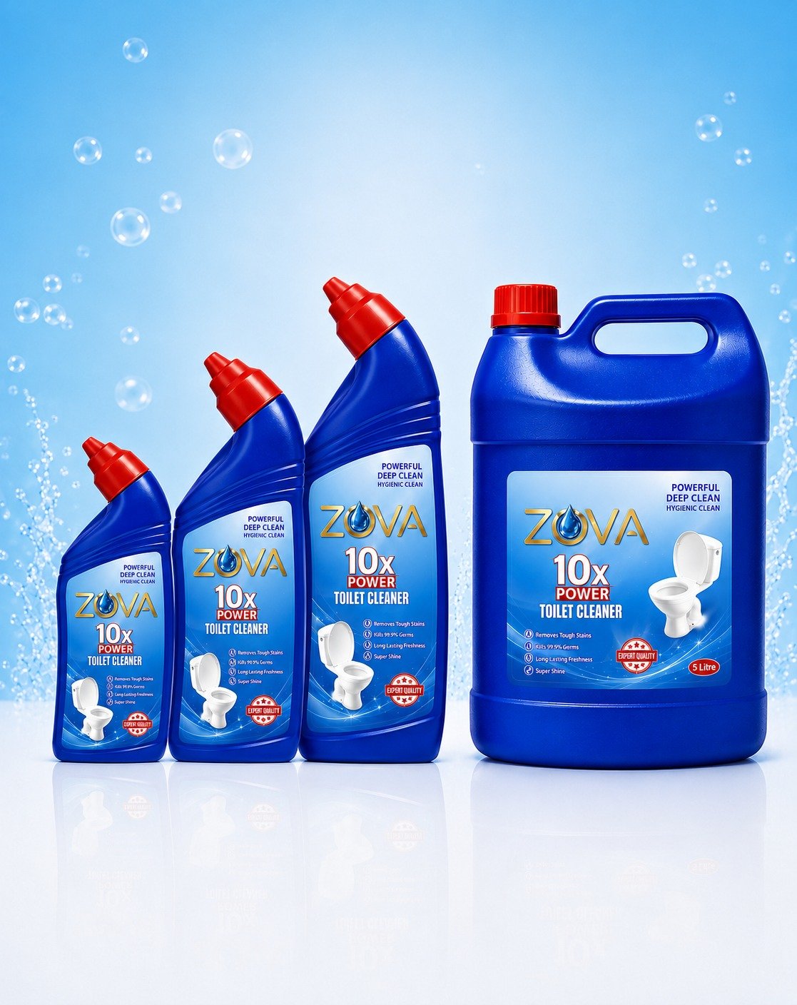 ZOVA 10X Power Toilet Cleaner