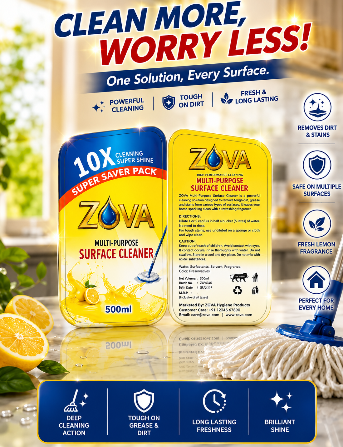 ZOVA Multi-Purpose Surface Cleaner - Image 2