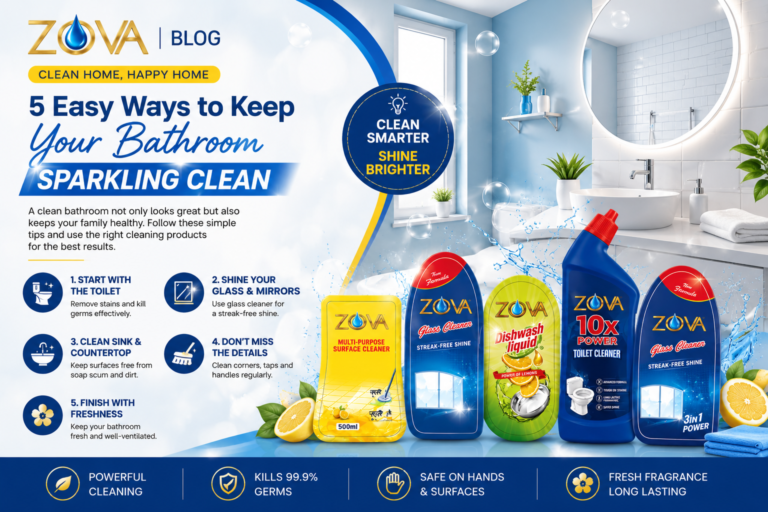 5 Easy Ways to Keep Your Bathroom Sparkling Clean